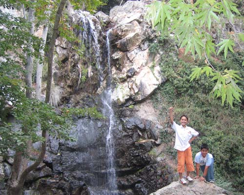 kaledonia waterfall Platres Troodos